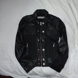 Dirk Bikkembergs Italian leather jacket